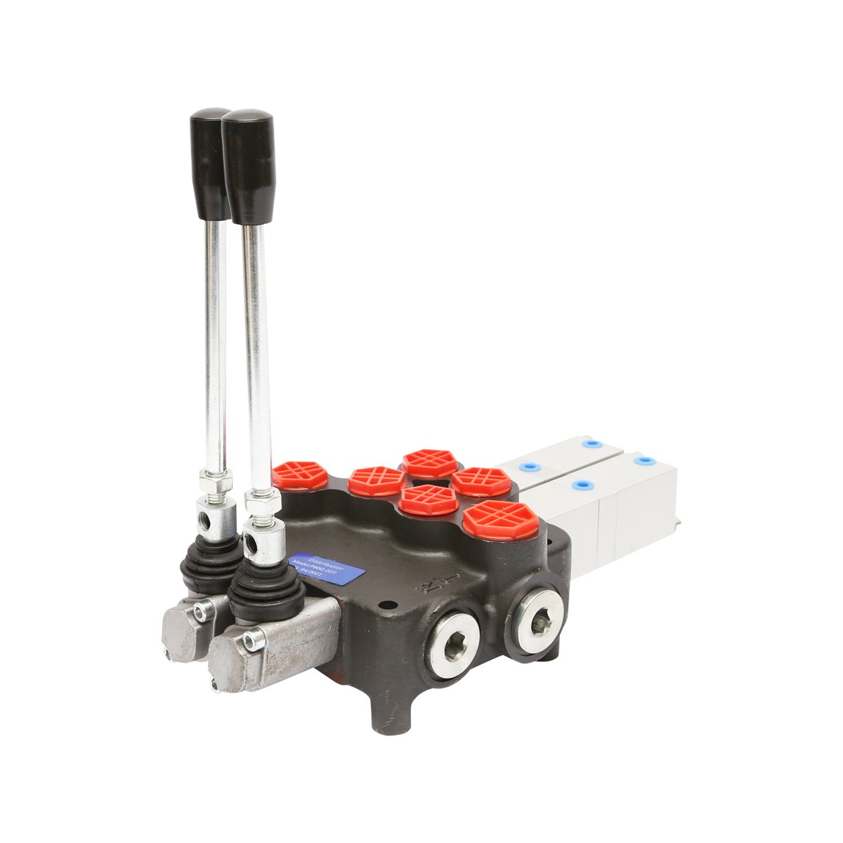 Distribuitor hidraulic P80 pneumatic cu 2 cai Breckner Germany